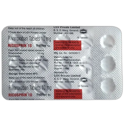 ricosprin 10 tablet 15's